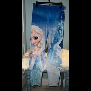 Women’s Disney Frozen Elsa leggings size Large